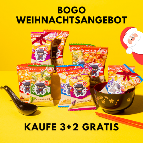 Original Premium Miso Suppen aus Japan (gefriergetrocknet) 10er Set - Kaufe 3 + 2 GRATIS