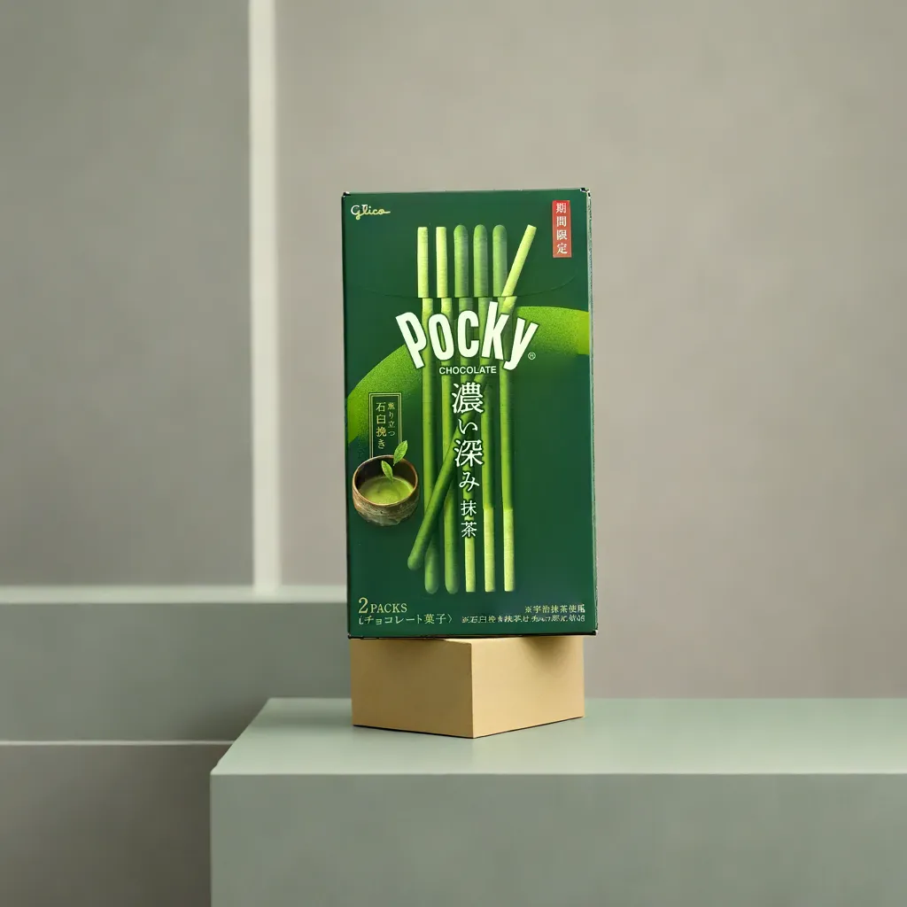Glico Pocky: Double Rich Matcha Keks-Sticks