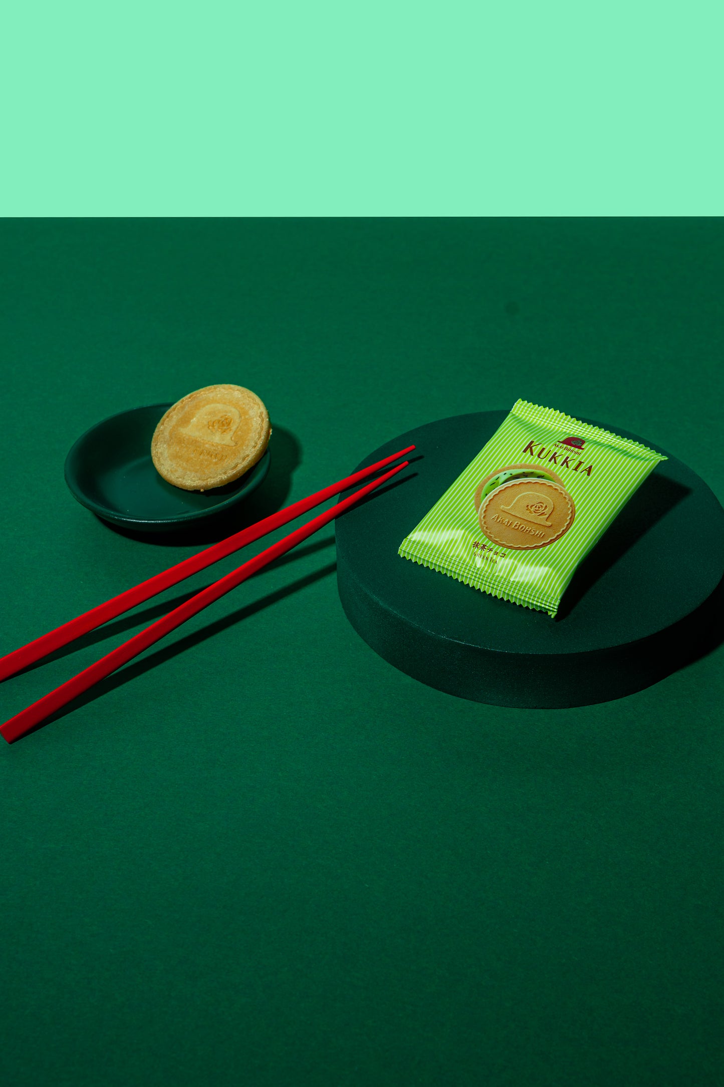 Original japanische Kukkia Matcha Waffeln