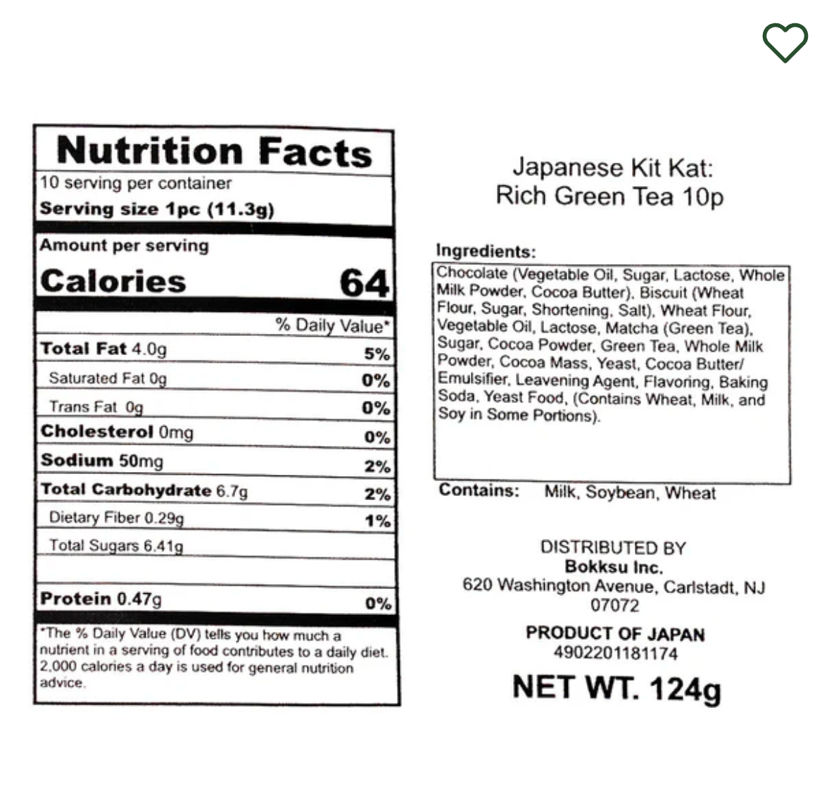Original Kit Kat Matcha Grüner Tee aus Japan